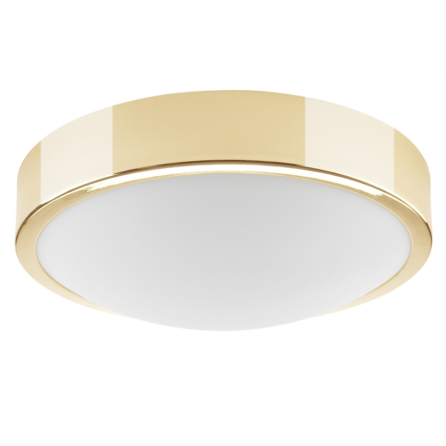 Φωτιστικό οροφής JONAS 1xE27/60W/230V διάμετρος 26 cm χρυσαφί