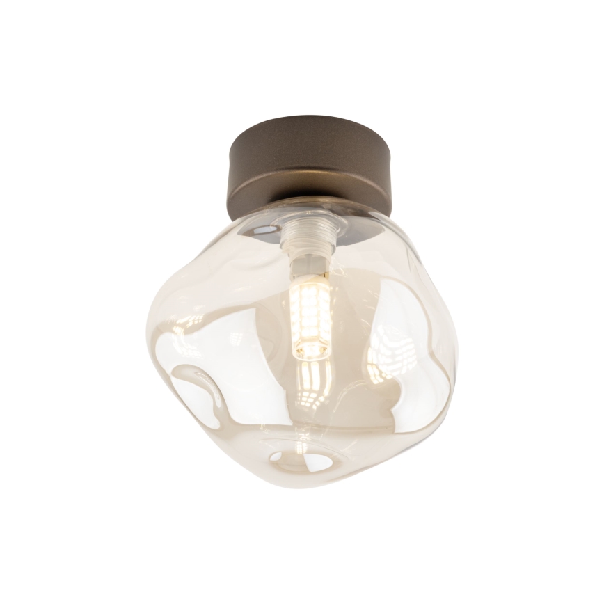 Φωτιστικό οροφής LAVA 1xG9/8W/230V μπρονζέ/καπνιστό μπεζ