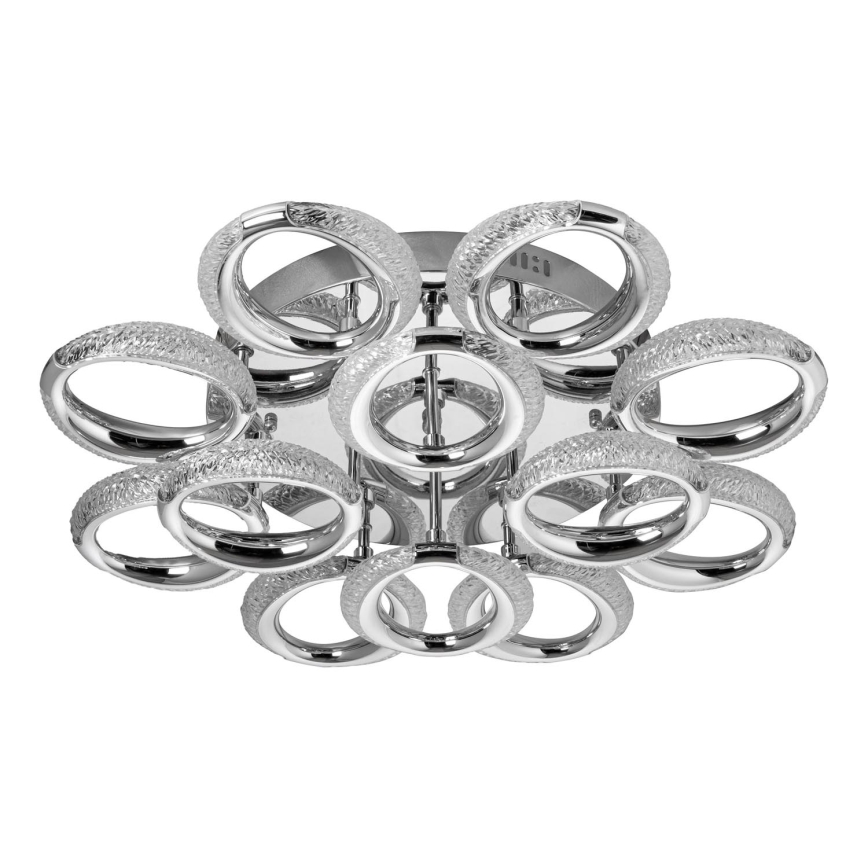 Φωτιστικό οροφής LED 12xLED/14W/230V 3000-5000K διάμετρος 60 cm γυαλιστερό χρώμιο