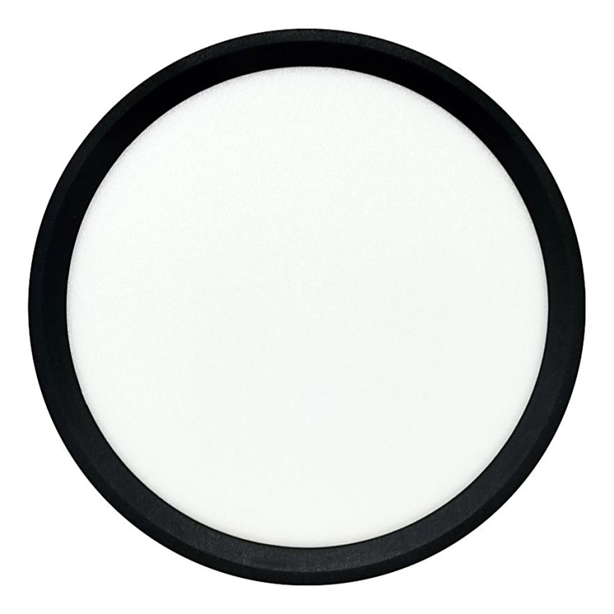 Φωτιστικό οροφής LED/18W/230V 3000/4000/6500K διάμ. 23 cm μαύρο
