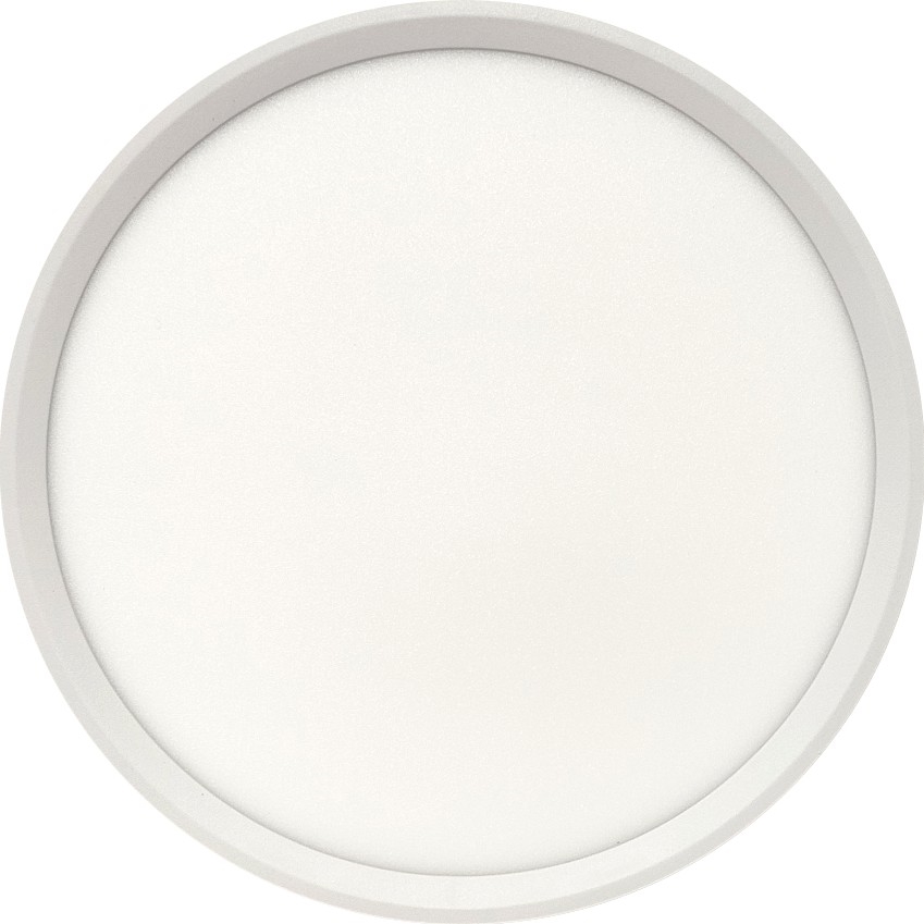 Φωτιστικό οροφής LED 24W 230V, επιλογή θερμοκρασίας χρώματος 3000/4000/6500K, διάμ. 30 εκ., λευκό