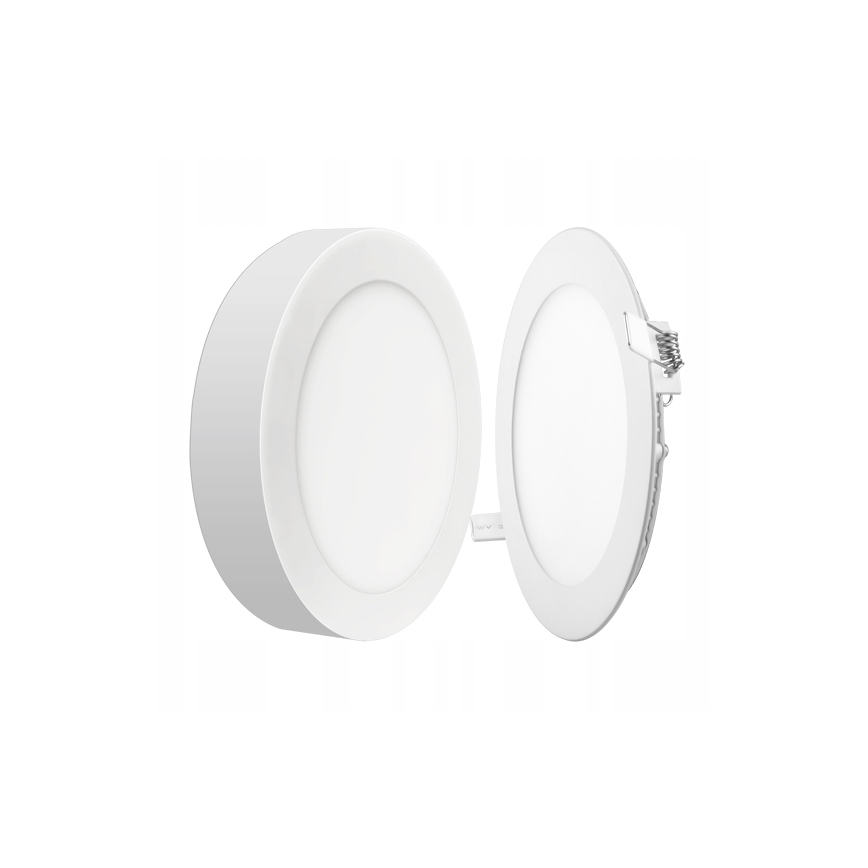 Φωτιστικό οροφής LED 2σε1 LED/18W/230V 4500K διάμετρος 22,6 cm λευκό