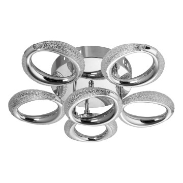 Φωτιστικό οροφής LED 6xLED/14W/230V 3000-5000K διάμετρος 46 cm γυαλιστερό χρώμιο