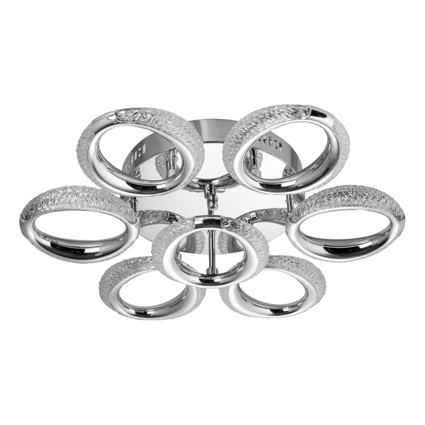 Φωτιστικό οροφής LED 7xLED/14W/230V 3000-5000K διάμετρος 50 cm γυαλιστερό χρώμιο