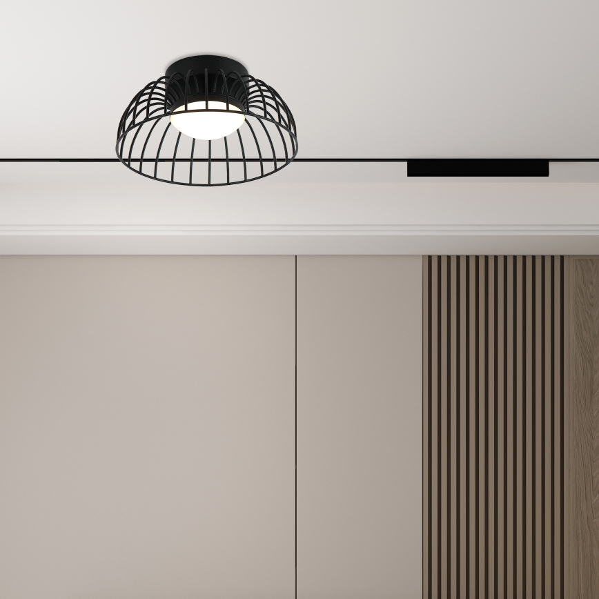 Φωτιστικό οροφής LED BETSY LED/12W/230V Ø 25 cm μαύρο