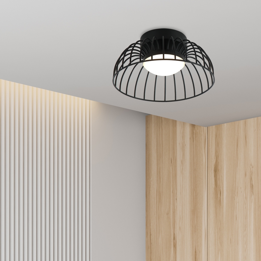 Φωτιστικό οροφής LED BETSY LED/12W/230V Ø 25 cm μαύρο