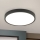 Φωτιστικό οροφής LED BULLY LED/24W/230V διάμετρος 24 cm μαύρο