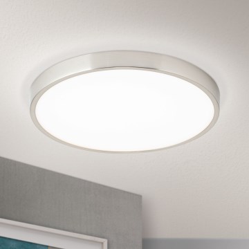 Φωτιστικό οροφής LED BULLY LED/28W/230V διάμετρος 28 cm ματ χρώμιο