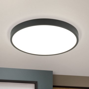 Φωτιστικό οροφής LED BULLY LED/28W/230V διάμετρος 28 cm μαύρο