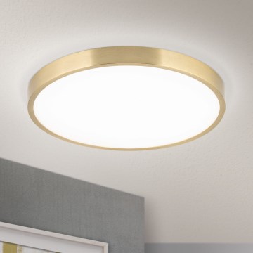 Φωτιστικό οροφής LED BULLY LED/28W/230V διάμετρος 28 cm χρυσό
