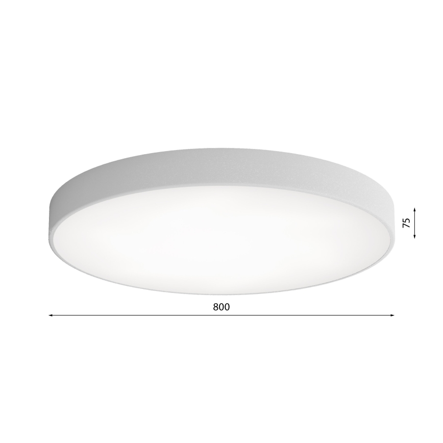 Φωτιστικό οροφής LED CLEO LED/96W/230V 3000K διάμετρος 80 cm γκρι