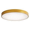 Φωτιστικό οροφής LED CLEO LED/96W/230V 4000K διάμετρος 80 cm χρυσό
