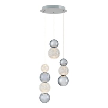 Φωτιστικό οροφής LED CREMONA LED/17W/230V 3000K ματ χρώμιο