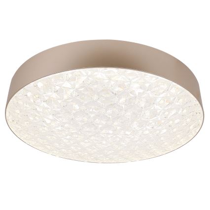 Φωτιστικό οροφής LED Dimmable LUXON LED/60W/230V 2800-6500K μπεζ + τηλεχειριστήριο