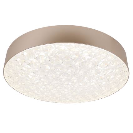 Φωτιστικό οροφής LED Dimmable LUXON LED/60W/230V 2800-6500K μπεζ + τηλεχειριστήριο