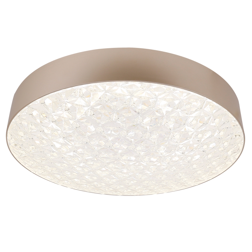 Φωτιστικό οροφής LED Dimmable LUXON LED/60W/230V 2800-6500K μπεζ + τηλεχειριστήριο