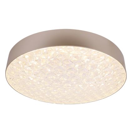 Φωτιστικό οροφής LED Dimmable LUXON LED/60W/230V 2800-6500K μπεζ + τηλεχειριστήριο