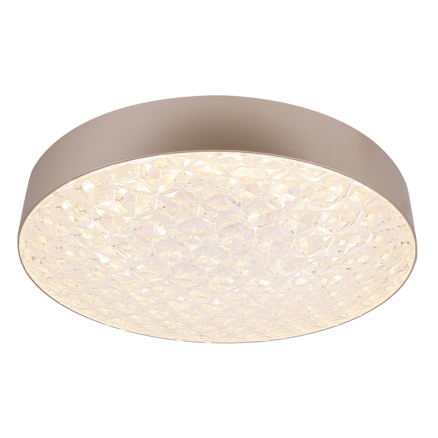 Φωτιστικό οροφής LED Dimmable LUXON LED/60W/230V 2800-6500K μπεζ + τηλεχειριστήριο