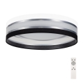 Φωτιστικό οροφής LED Dimmable SMART CORAL LED/24W/230V μαύρο/λευκό + τηλεχειριστήριο