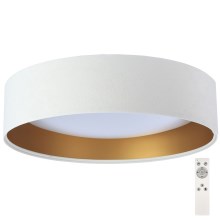 Φωτιστικό οροφής LED Dimmable SMART GALAXY LED/24W/230V λευκό/χρυσό 3000-6500K + RC