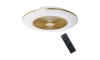 Φωτιστικό οροφής LED Dimmable με ανεμιστήρα ARIA LED/38W/230V 3000-6000K χρυσό + τηλεχειριστήριο