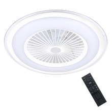 Φωτιστικό οροφής LED Dimmable με ανεμιστήρα ZONDA LED/48W/230V 3000-6000K λευκό + τηλεχειριστήριο
