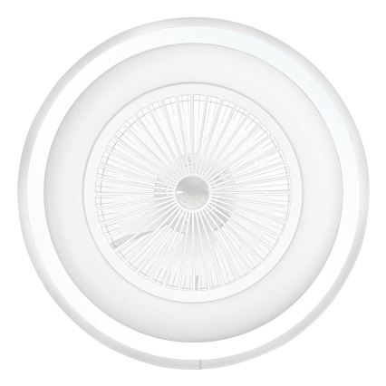 Φωτιστικό οροφής LED Dimmable με ανεμιστήρα ZONDA LED/48W/230V 3000-6000K λευκό + τηλεχειριστήριο