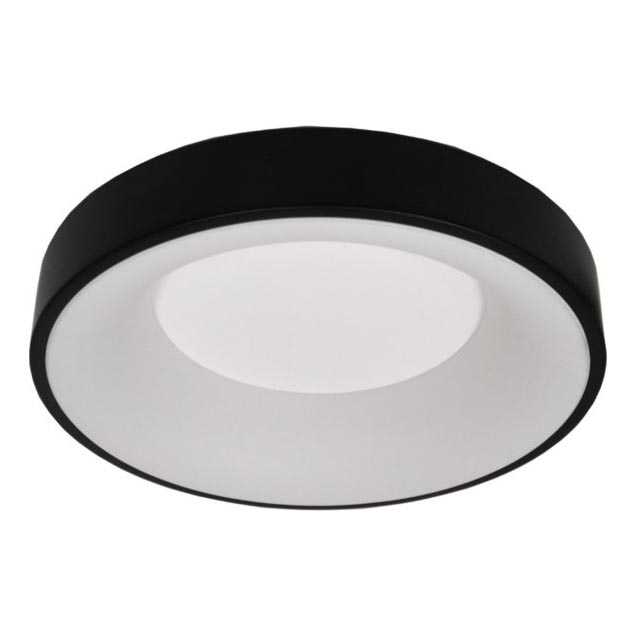 Φωτιστικό οροφής LED DRAX LED/32W/230V 4000K διάμ. 38 cm μαύρο