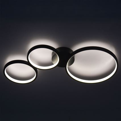 Φωτιστικό οροφής LED FLAMENCO LED/33W/230V 4000K μαύρο
