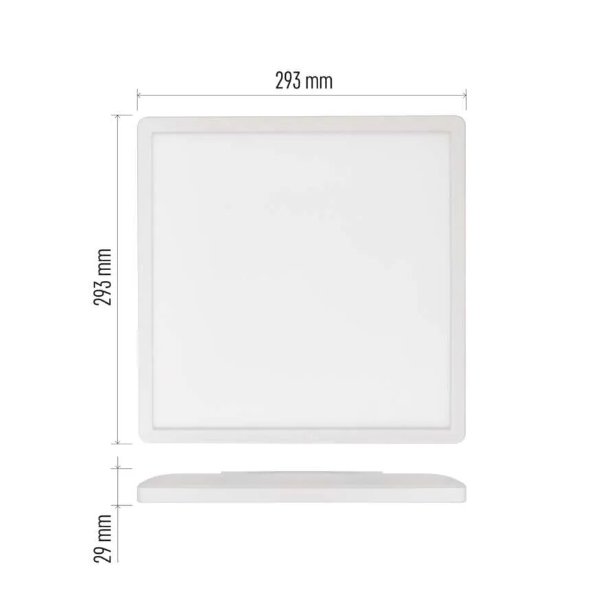 Φωτιστικό οροφής LED FLORI LED/18W/230V 4000K λευκό 29x29 cm