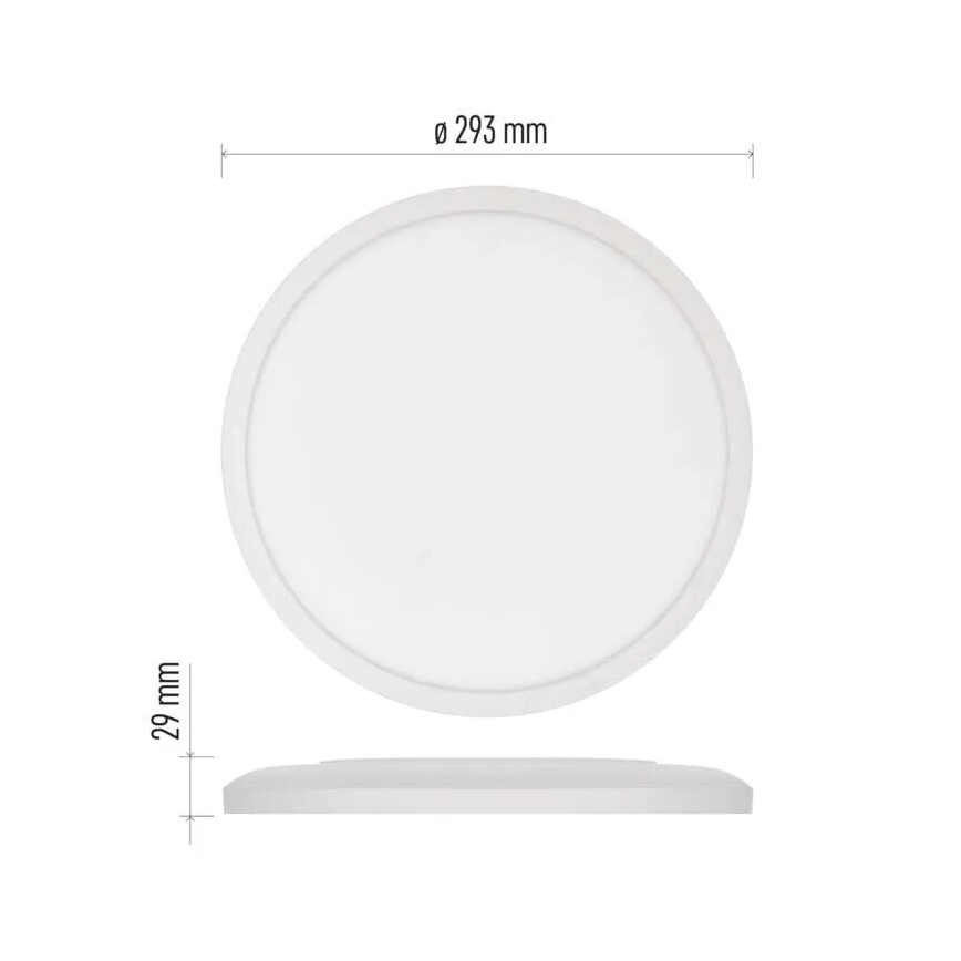 Φωτιστικό οροφής LED FLORI LED/18W/230V 4000K λευκό διάμετρος 29 cm