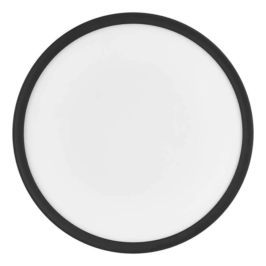 Φωτιστικό οροφής LED FLORI LED/18W/230V 4000K μαύρο διάμετρος 29 cm