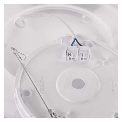 Φωτιστικό οροφής LED FLORI LED/18W/230V 4000K μαύρο διάμετρος 29 cm