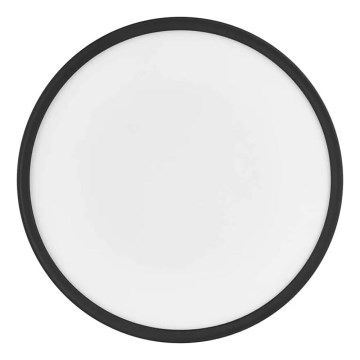 Φωτιστικό οροφής LED FLORI LED/22W/230V 4000K μαύρο διάμετρος 42 cm