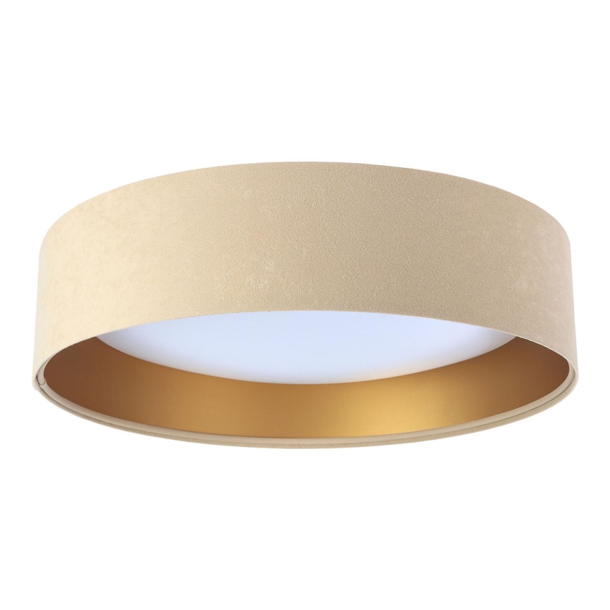 Φωτιστικό οροφής LED GALAXY 1xLED/24W/230V διάμ. 44 εκ. μπεζ/χρυσό
