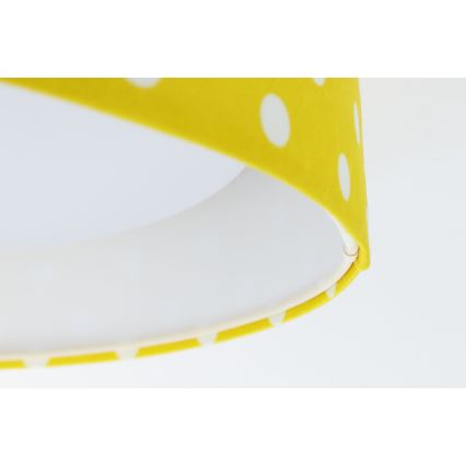 Φωτιστικό οροφής LED GALAXY KIDS LED/24W/230V dots κίτρινο/λευκό