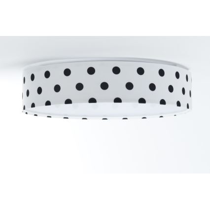 Φωτιστικό οροφής LED GALAXY KIDS LED/24W/230V dots λευκό/μαύρο