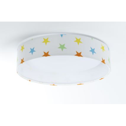 Φωτιστικό οροφής LED GALAXY KIDS LED/24W/230V αστέρια πολύχρωμα