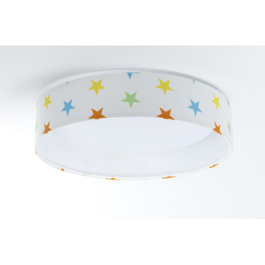 Φωτιστικό οροφής LED GALAXY KIDS LED/24W/230V αστέρια πολύχρωμα