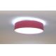 Φωτιστικό οροφής LED GALAXY LED/24W/230V ροζ/χρυσαφί