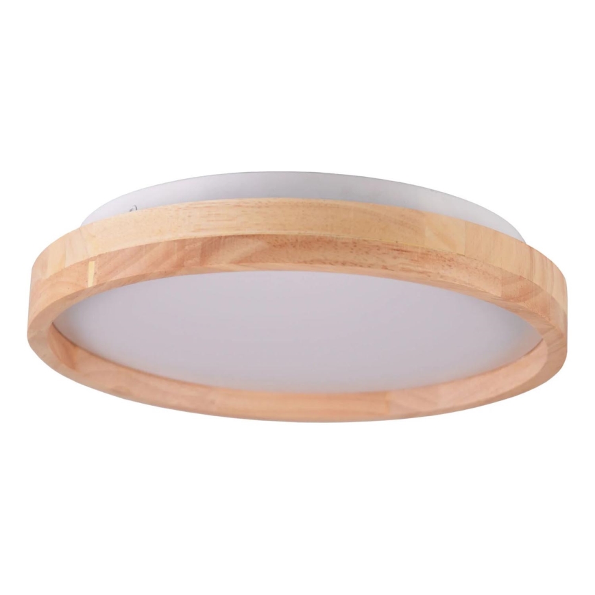 Φωτιστικό οροφής LED JANUSZ LED/12W/230V διάμετρος 27 cm IP44 δρυς