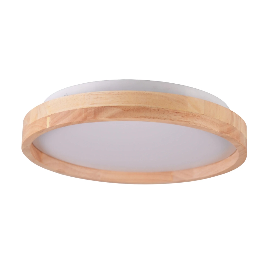 Φωτιστικό οροφής LED JANUSZ LED/12W/230V διάμετρος 27 cm IP44 δρυς