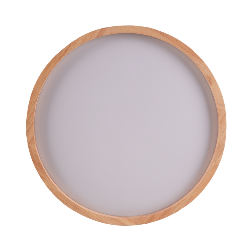 Φωτιστικό οροφής LED JANUSZ LED/12W/230V διάμετρος 27 cm IP44 δρυς
