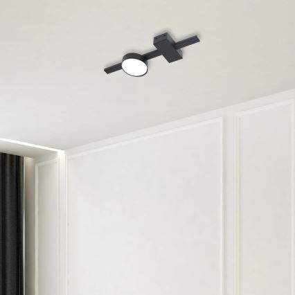Φωτιστικό οροφής LED JOY 1xGX53/6W/230V μαύρο