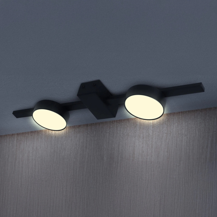 Φωτιστικό οροφής LED JOY 2xGX53/6W/230V μαύρο