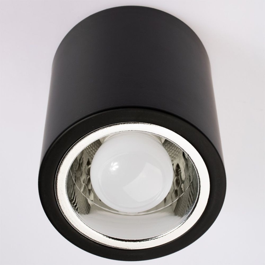 Φωτιστικό οροφής LED JUPITER 1xE27/6W/230V 120x98 mm μαύρο