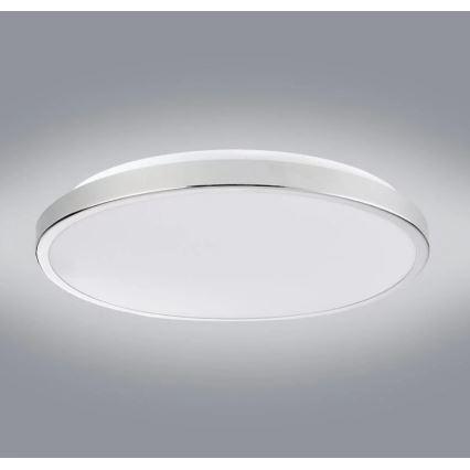 Φωτιστικό οροφής LED KERN LED/24W/230V διάμετρος 40 cm γυαλιστερό χρώμιο