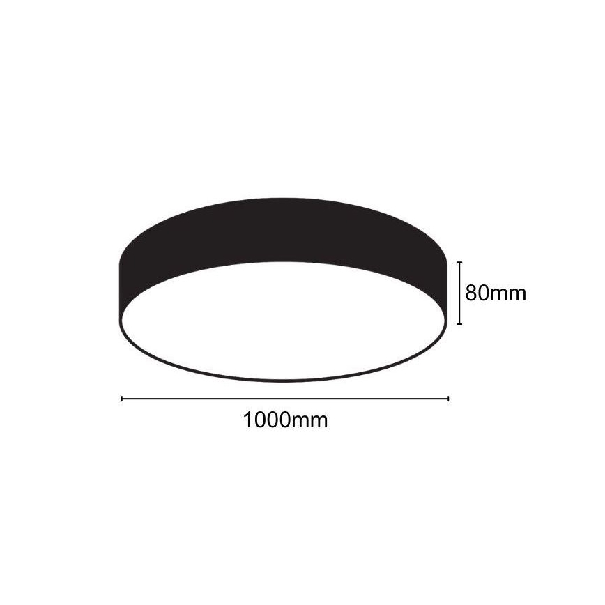 Φωτιστικό οροφής LED LED/100W/230V 4000K διάμετρος 100 cm