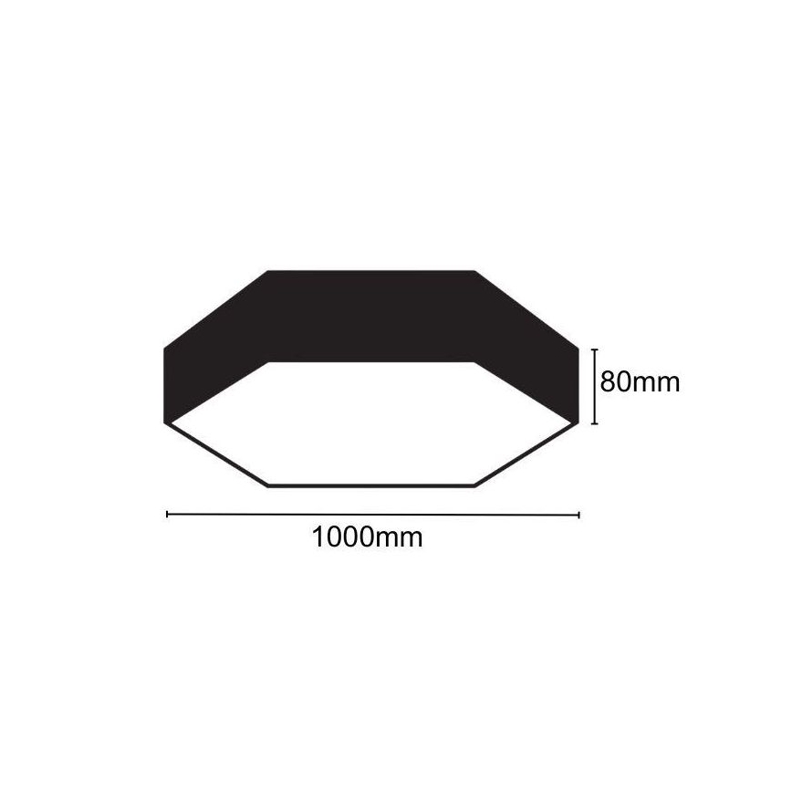 Φωτιστικό οροφής LED LED/100W/230V 4000K διάμετρος 100 cm