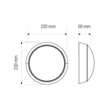 Φωτιστικό οροφής LED LED/11W/230V IP40